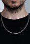 Gourmet men's steel chain necklace thin 4 mm gift for man eck06 - 7