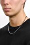 Gourmet men's steel chain necklace thin 4 mm gift for man eck06 - 6