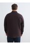 Rmz Gi̇yi̇m Farkiyla Large Size Standard Fit Long Sleeve Men's Lumberjack Shirt - 5