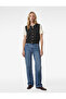 Gold Buttoned Crew Neck Knit Vest - 2