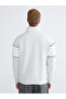 Xside Mock Neck Printed Men's Thick Sweatshirt - 4