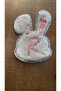 23X16 cm Plush Sequined Rabbit Applique Embroidery Patch Sewing Accessory