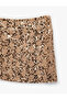 Sequined Mini Skirt with Sequins - 5