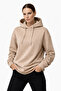 Kadın Pamuklu Kapüşonlu Sweatshirt