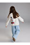 Ecru Hello Kitty Printed Thick Baby Girl Sweatshirt