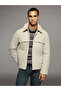 Standard Shape Shirt Collar Men's Stamp Coat