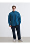 Vizyon New Season Regular Fit Long Sleeve Velvet Men's Shirt - 2