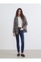 Alita City Lcw Jeans with a Difference in Color Indigo Denim Straight Narrow & Slim High Waist Narrowest Leg Women's Jean Pants