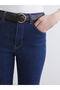 Alita City Lcw Jeans with a Difference in Color Indigo Denim Straight Narrow & Slim High Waist Narrowest Leg Women's Jean Pants - 3