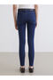 Alita City Lcw Jeans with a Difference in Color Indigo Denim Straight Narrow & Slim High Waist Narrowest Leg Women's Jean Pants - 4