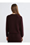 Crew Neck Self Patterned Women's Knitwear Sweater - 4