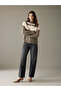 Vizyon New Season Half Turtleneck Patterned Women's Knitwear Sweater - 2