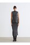 Esvab • Modern & Distinctive Half Fisherman Roba Collar Women's Knitwear Sleeveless Sweater - 3