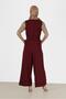 BUTTON DETAILED BELTED JUMPSUIT 42422 - 3