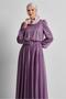 Belted Evening Dress 45607