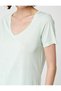 Crew Neck Short Sleeve Basic T-Shirt - 5