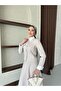 Zircon Stone Detailed Vintage Double Women's Set - 5