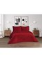 Heart 3 Piece Double Bedspread Red