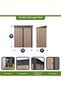 , Outdoor Storage Shed Metal - Tan, 5x3 Ft(With Installation) - 2