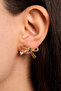 Gold Bow Model Women's Bijouterie Earrings