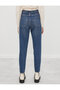 Women's Dark Indigo Jeans TYC00044838578 - 4