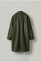 Oversize Relaxed Fit Long Men's Cashmere Coat Overcoat Khaki - 2