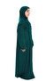 Practical One-Piece Organic Girls' Prayer Dress - Green - 5