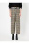 Women's Brown Belt Detailed Trousers 0YAK43480EK - 3