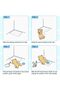 1 Set Of 40 Piece Portable Disposable Pet Dog Urine Pad, Easy To Train Dogs To Pee - 4