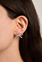 Silver Bow Model Women's Bijouterie Earrings - 2
