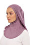 Ready Practical Luxury Neck Collar Boneli Chiffon Shawl Light Maroon