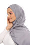 Ready Luxury Practical Hijab Chiffon Shawl Gray - 5