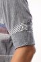 Slim Fit Long Sleeve Panelled Linen Gift Boxed Easy-Iron Men's Shirt Fs-002994 - Navy Blue - 4