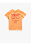 Written T-Shirt Short Sleeve Crew Neck Cotton