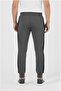 Men's Black-Anthracite Standard Fit Regular Cut Ribbed Pocket Comfortable Jogger 2-Piece Sweatpants - 6