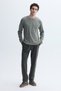 Men's Navy Blue Loose Fit Sweatpants with Tie Waist