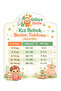 Flower Embroidered Baby Girl 10-Piece Bodysuit Set Hospital Exit 6617 - 3