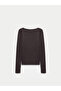 31332 Boat Neck Long Sleeve Ball-Dark Brown - 6