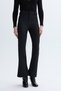 Women's Black Flare Fit Pants - 4