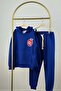 Hooded New York Embroidered Tracksuit Set - 2