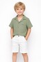 Stylish Shirt and Adjustable Waist Short-Sleeved Shorts 2-Piece Set Children's and Baby Clothing Special Day Bayra - 2