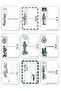Set of 9 Glittery New Year Postcards New Year Landscape Snowman Nostalgia - 2