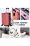 Hard Shell Aluminum Framed 28 Inch (30-35kg) Luggage, USB Charging Port, Bottle Holder - 3