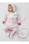 100% Cotton Baby Girl Newborn 5-Piece Hospital Take-Home / Bodysuit Set / Mevlit Outfit