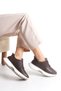 Galce Women's Wedge Sneaker Sports Shoes Brown - 6