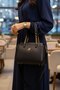 miami polo WOMEN'S BLACK 4-COMPARTMENT HAND AND SHOULDER BAG - 6
