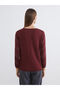 Vizyon New Season Crew Neck Patterned Women's Knitwear Sweater - 4