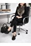 Daily Comfortable Stone Decorated Black Women's Shoes