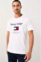 Regular Fit Woven Embroidered Cotton Men's T-Shirt - 4