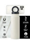 Magnetic Water Bottle with Magnetic Phone Holder, Stainless Steel 800ML Double Wall Bottle (CREAM) - 3